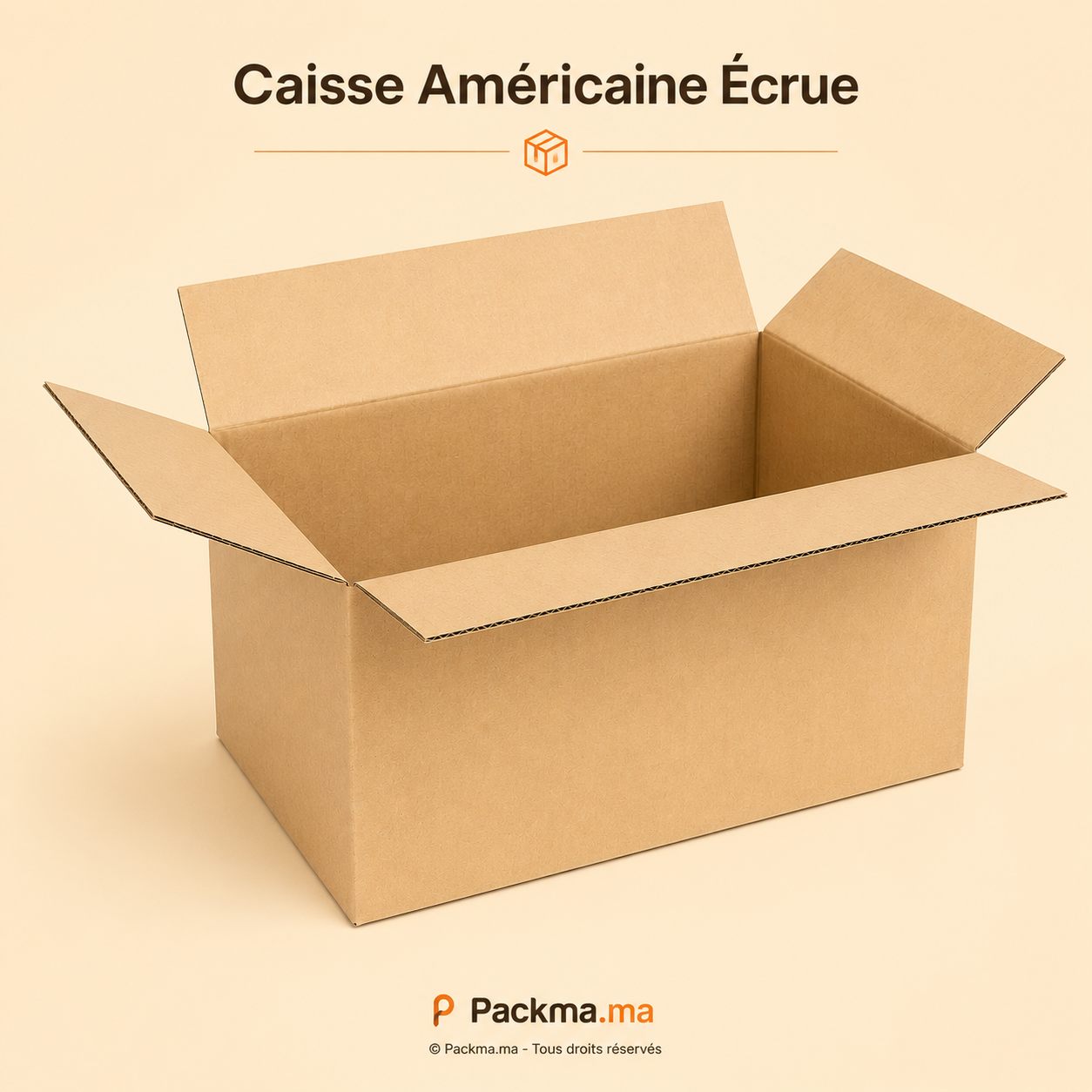 Caisse Américaine Écrue