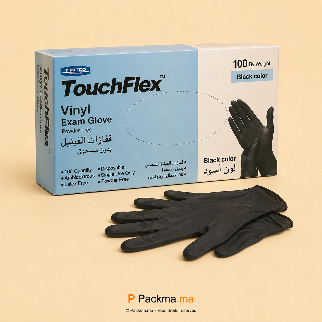 TouchFlex Gants Nitrile
